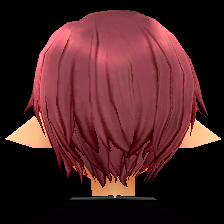 Equipped Autumn Breeze Short Style Wig (M) viewed from the back